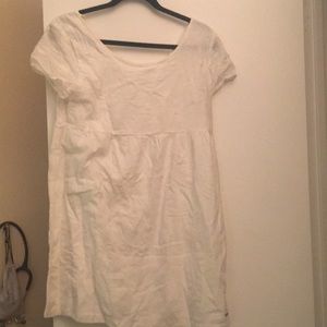 White dress/roxy brand, cute design